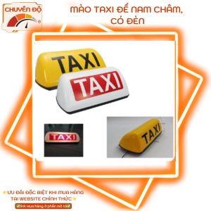 Mào taxi nam châm có đèn