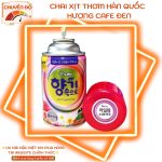 xịt thơm ô tô cafe đen