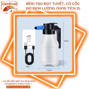 Bình bọt tuyết ô tô 2L