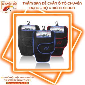 Thảm sàn ô tô sedan 4 mảnh
