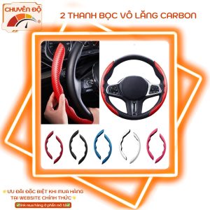 Bọc vô lăng carbon