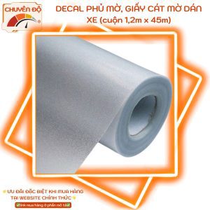 Decal phủ mờ xe ô tô