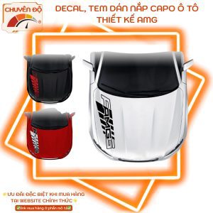 Tem nắp capo AMG style