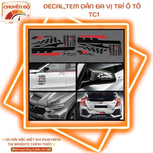 Tem ô tô TC1 thể thao