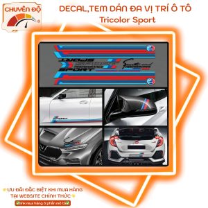 Tem ô tô Tricolor Sport